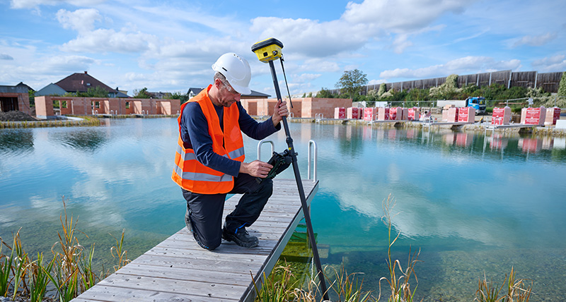 Leica iCON gps 160 Tilt compensation